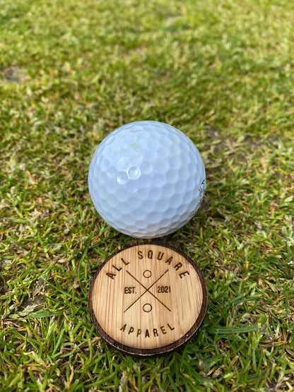 Wooden Ball Marker